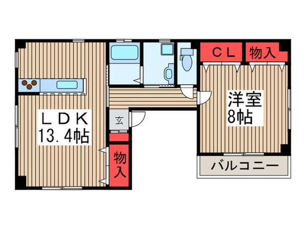 メビウスの物件間取画像